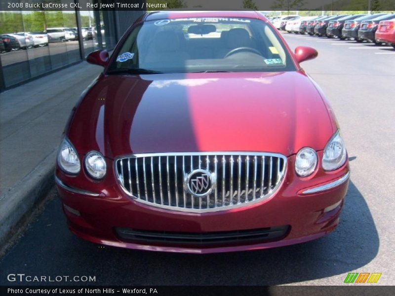 Red Jewel Tintcoat / Neutral 2008 Buick LaCrosse CXL