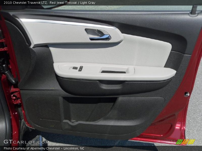 Red Jewel Tintcoat / Light Gray 2010 Chevrolet Traverse LTZ