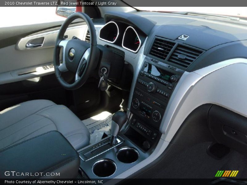 Red Jewel Tintcoat / Light Gray 2010 Chevrolet Traverse LTZ