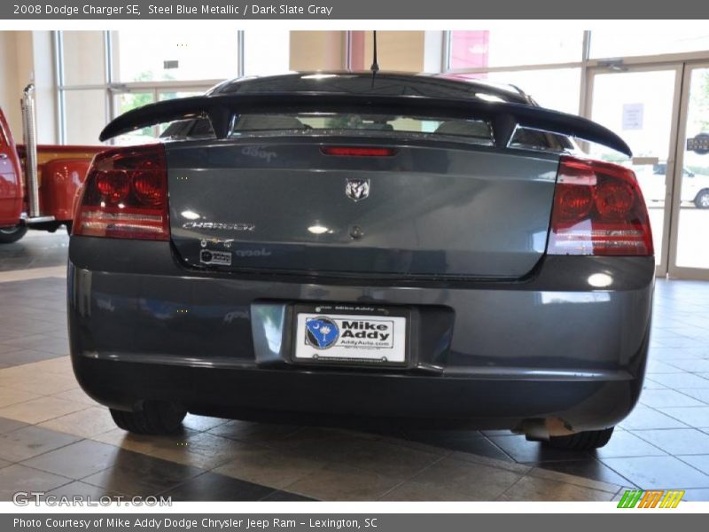Steel Blue Metallic / Dark Slate Gray 2008 Dodge Charger SE