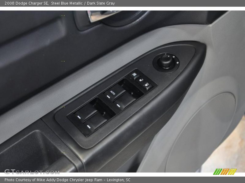 Steel Blue Metallic / Dark Slate Gray 2008 Dodge Charger SE