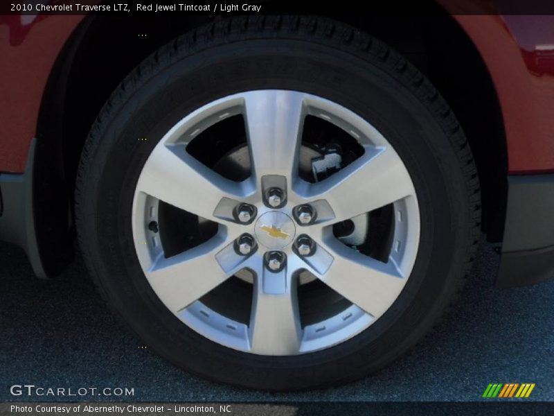 Red Jewel Tintcoat / Light Gray 2010 Chevrolet Traverse LTZ