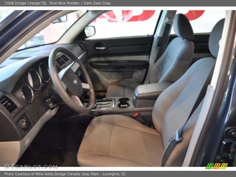 Steel Blue Metallic / Dark Slate Gray 2008 Dodge Charger SE