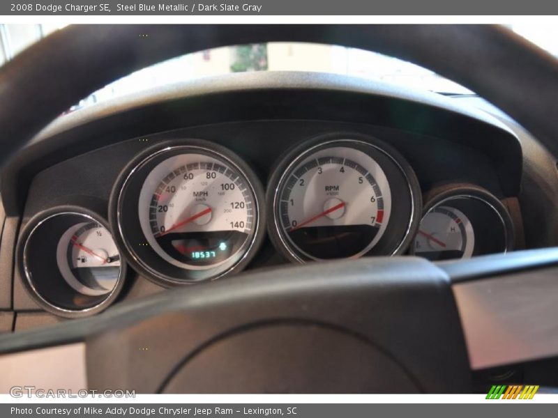 Steel Blue Metallic / Dark Slate Gray 2008 Dodge Charger SE