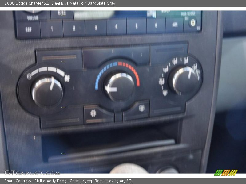 Steel Blue Metallic / Dark Slate Gray 2008 Dodge Charger SE