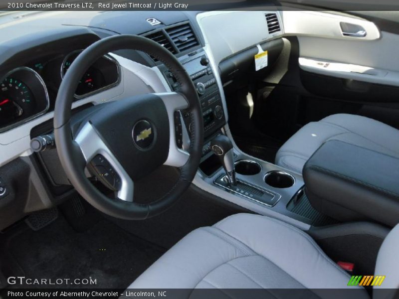 Red Jewel Tintcoat / Light Gray 2010 Chevrolet Traverse LTZ