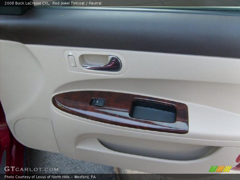 Red Jewel Tintcoat / Neutral 2008 Buick LaCrosse CXL
