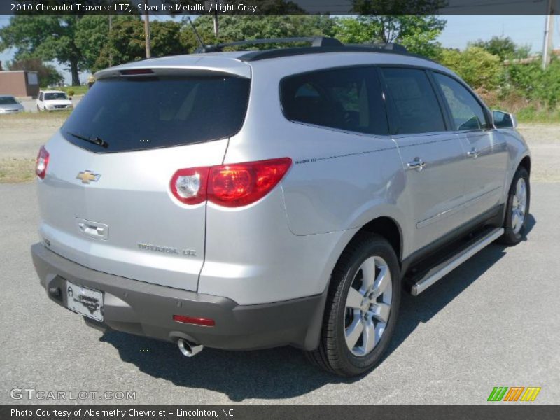 Silver Ice Metallic / Light Gray 2010 Chevrolet Traverse LTZ