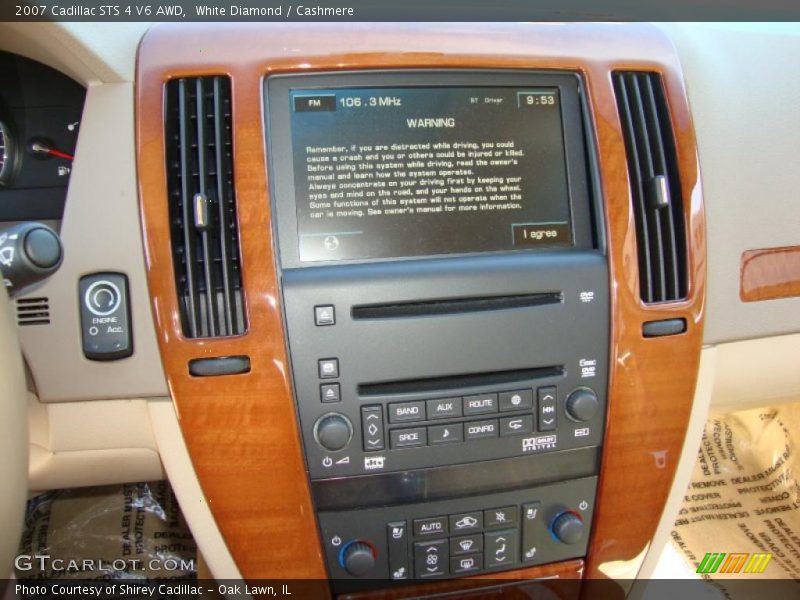 White Diamond / Cashmere 2007 Cadillac STS 4 V6 AWD