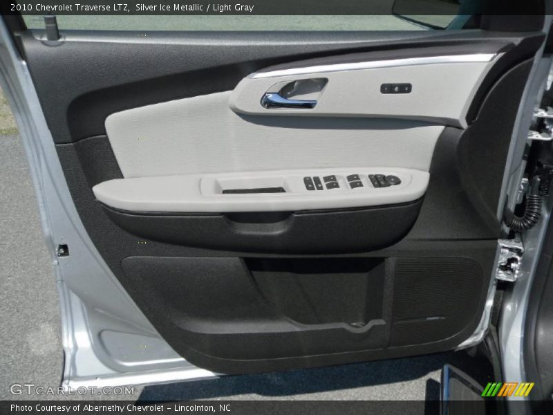 Silver Ice Metallic / Light Gray 2010 Chevrolet Traverse LTZ