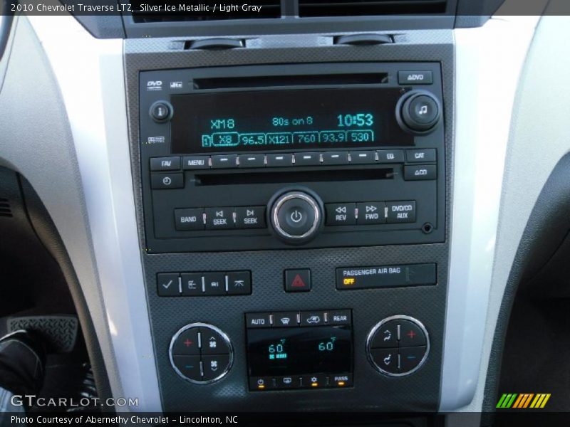 Silver Ice Metallic / Light Gray 2010 Chevrolet Traverse LTZ