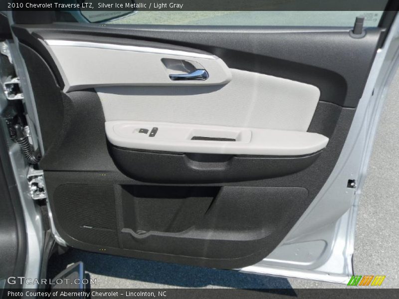 Silver Ice Metallic / Light Gray 2010 Chevrolet Traverse LTZ