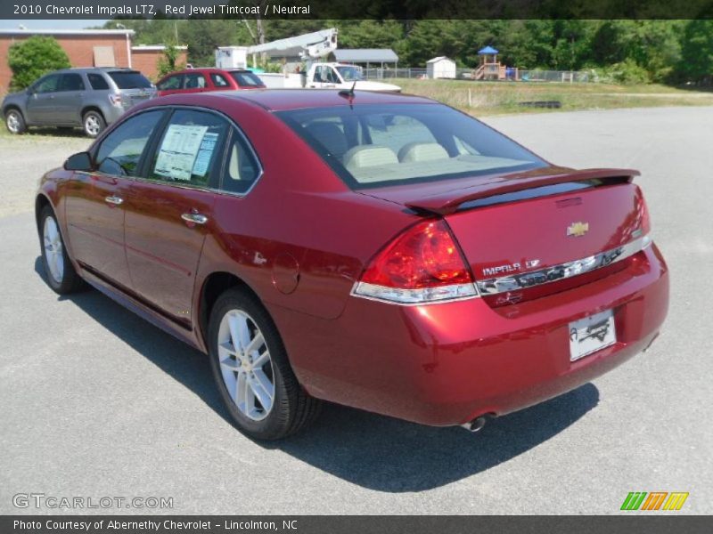 Red Jewel Tintcoat / Neutral 2010 Chevrolet Impala LTZ