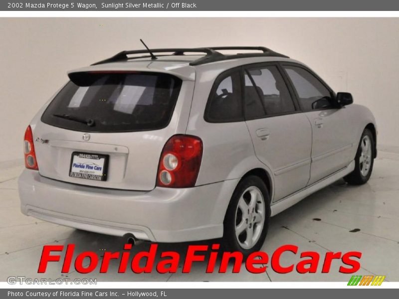 Sunlight Silver Metallic / Off Black 2002 Mazda Protege 5 Wagon