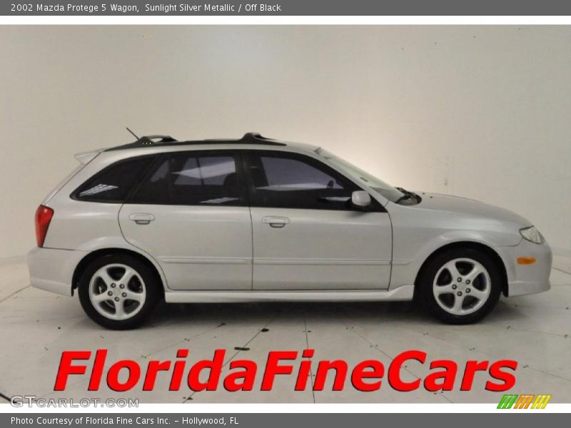Sunlight Silver Metallic / Off Black 2002 Mazda Protege 5 Wagon