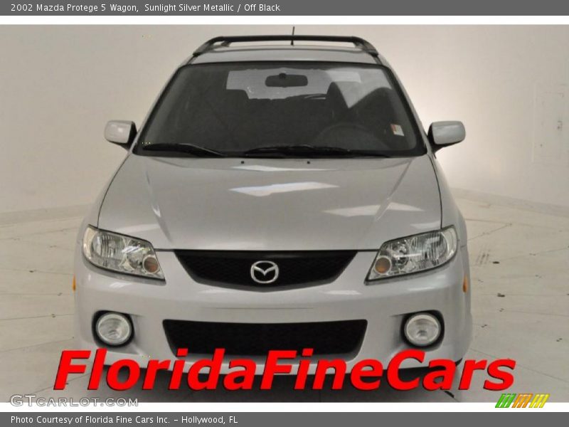 Sunlight Silver Metallic / Off Black 2002 Mazda Protege 5 Wagon