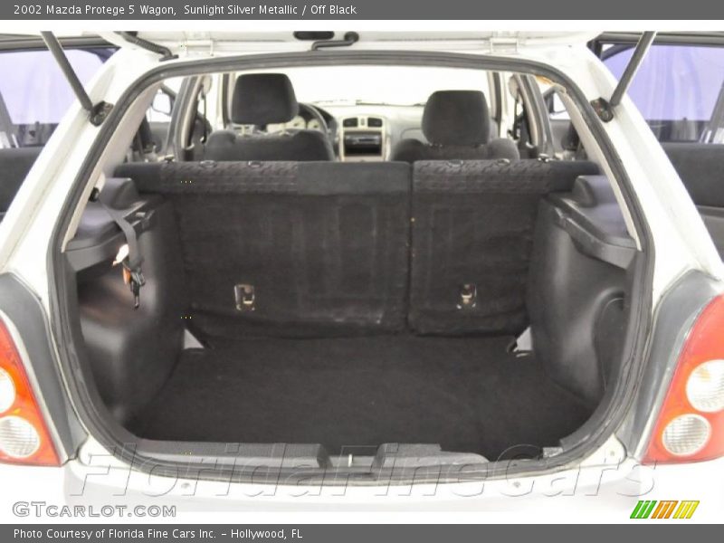 Sunlight Silver Metallic / Off Black 2002 Mazda Protege 5 Wagon