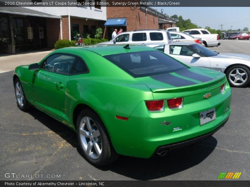 Synergy Green Metallic / Black/Green 2010 Chevrolet Camaro LT Coupe Synergy Special Edition