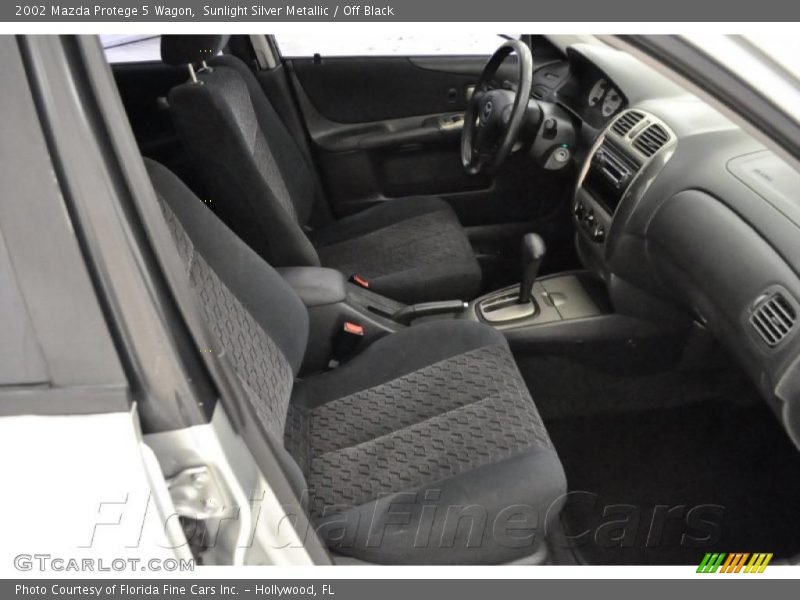 Sunlight Silver Metallic / Off Black 2002 Mazda Protege 5 Wagon