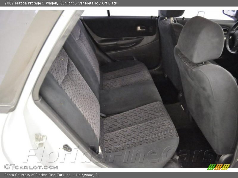 Sunlight Silver Metallic / Off Black 2002 Mazda Protege 5 Wagon