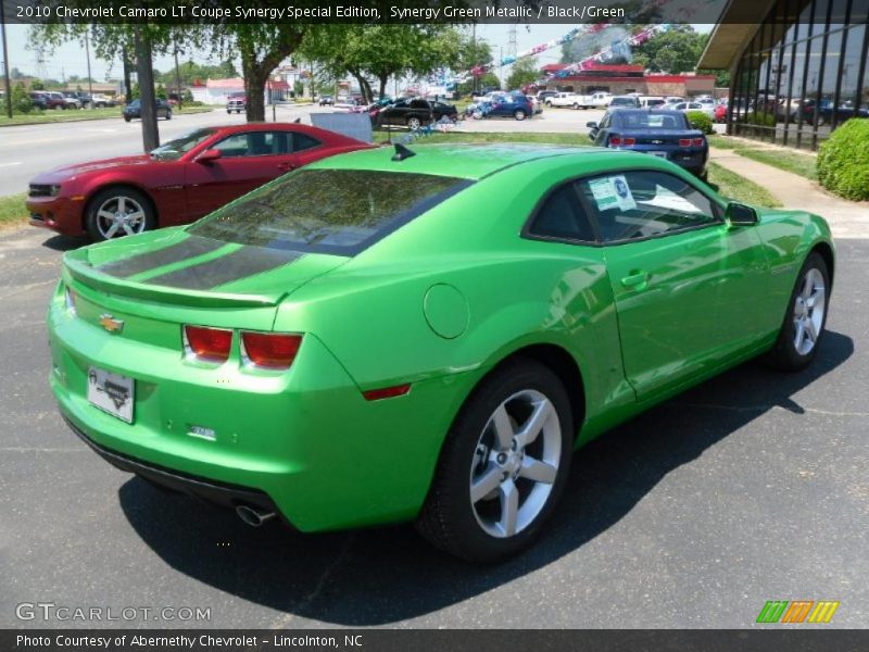 Synergy Green Metallic / Black/Green 2010 Chevrolet Camaro LT Coupe Synergy Special Edition