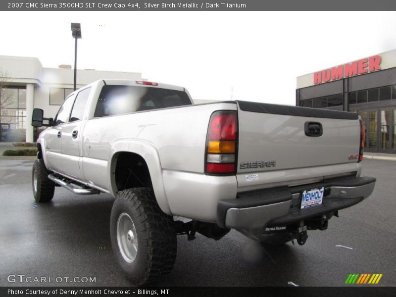 Silver Birch Metallic / Dark Titanium 2007 GMC Sierra 3500HD SLT Crew Cab 4x4