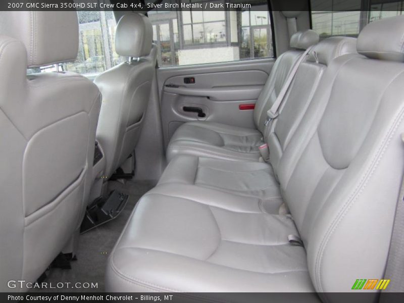 Silver Birch Metallic / Dark Titanium 2007 GMC Sierra 3500HD SLT Crew Cab 4x4