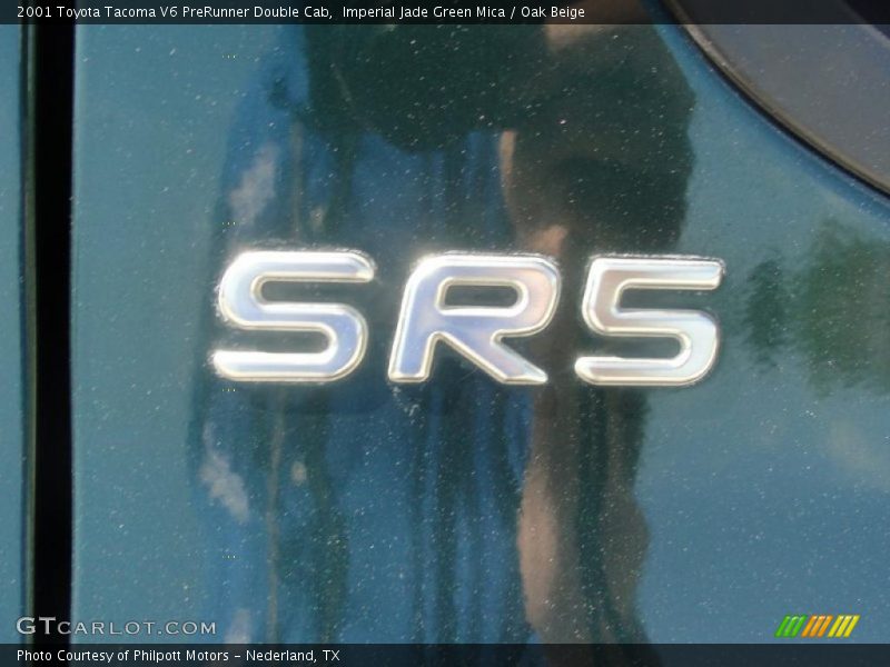 Imperial Jade Green Mica / Oak Beige 2001 Toyota Tacoma V6 PreRunner Double Cab