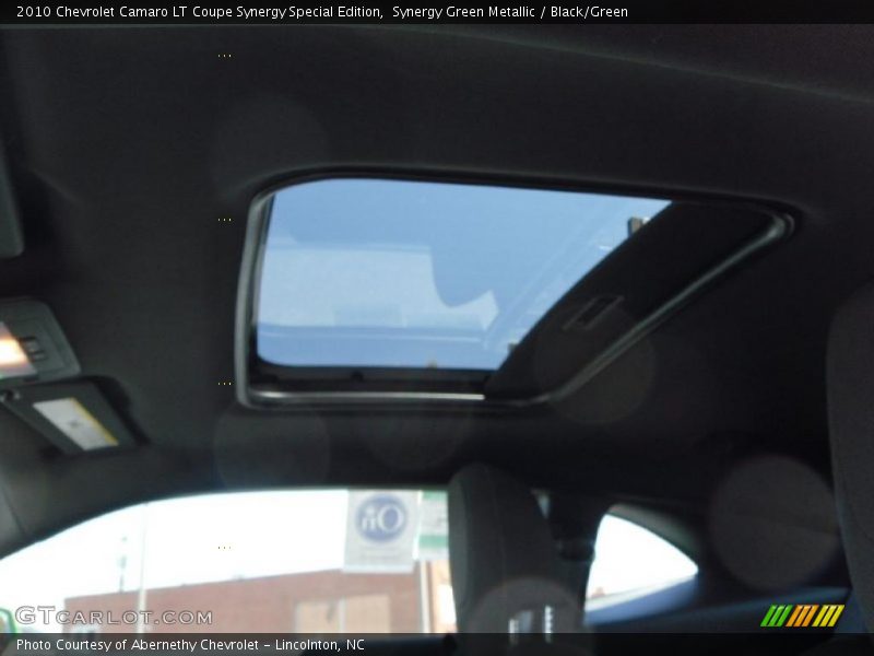 Synergy Green Metallic / Black/Green 2010 Chevrolet Camaro LT Coupe Synergy Special Edition
