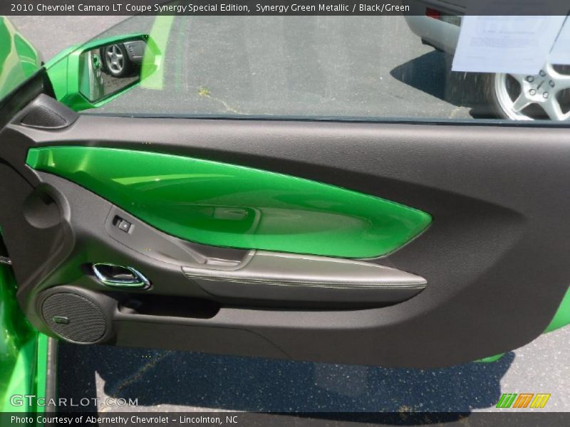 Synergy Green Metallic / Black/Green 2010 Chevrolet Camaro LT Coupe Synergy Special Edition