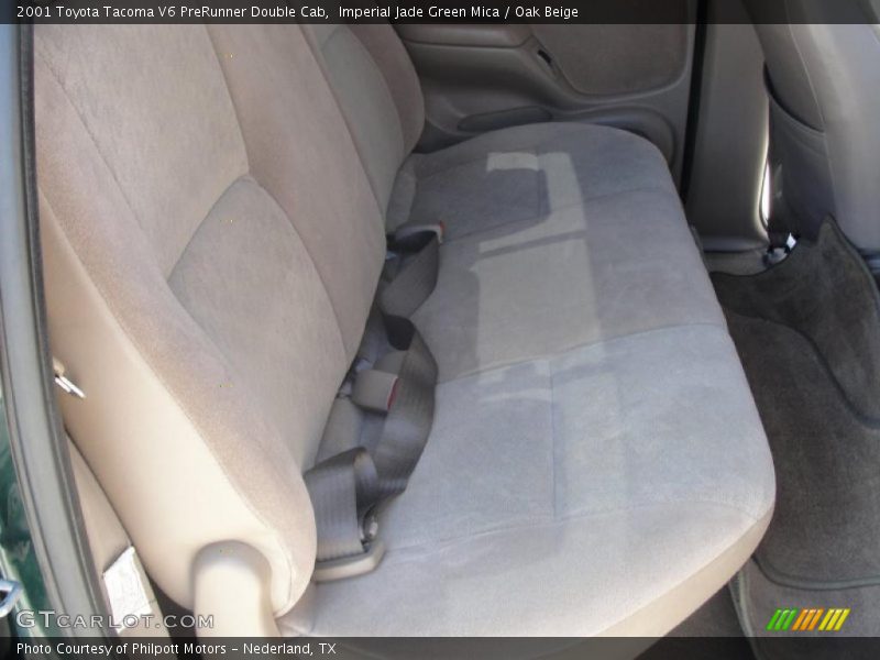 Imperial Jade Green Mica / Oak Beige 2001 Toyota Tacoma V6 PreRunner Double Cab