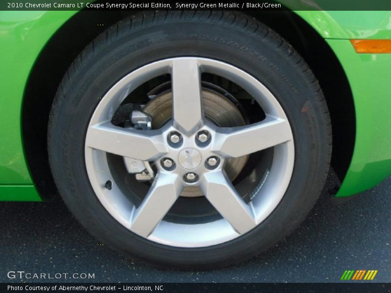 Synergy Green Metallic / Black/Green 2010 Chevrolet Camaro LT Coupe Synergy Special Edition