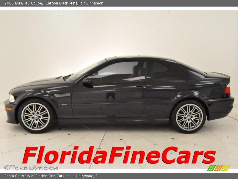 Carbon Black Metallic / Cinnamon 2003 BMW M3 Coupe