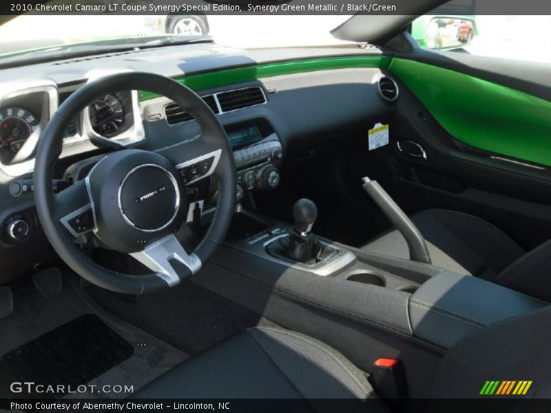 Synergy Green Metallic / Black/Green 2010 Chevrolet Camaro LT Coupe Synergy Special Edition