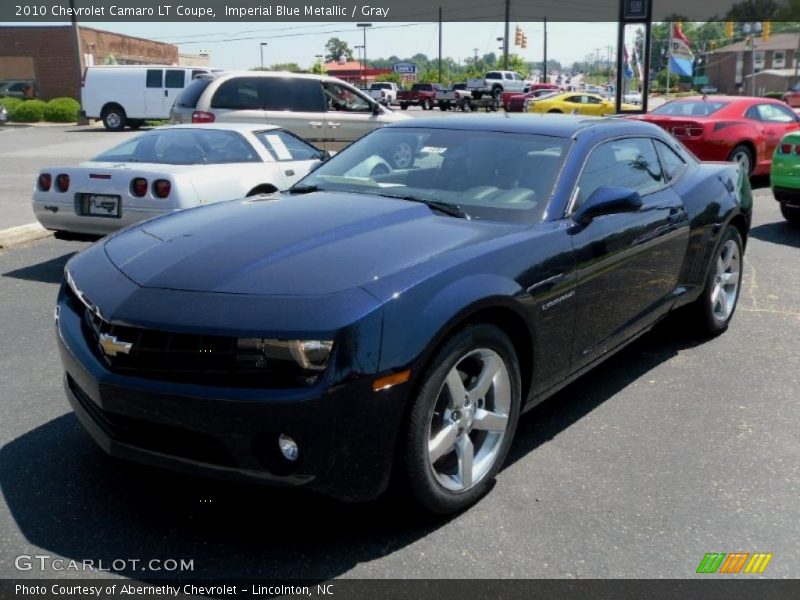Imperial Blue Metallic / Gray 2010 Chevrolet Camaro LT Coupe
