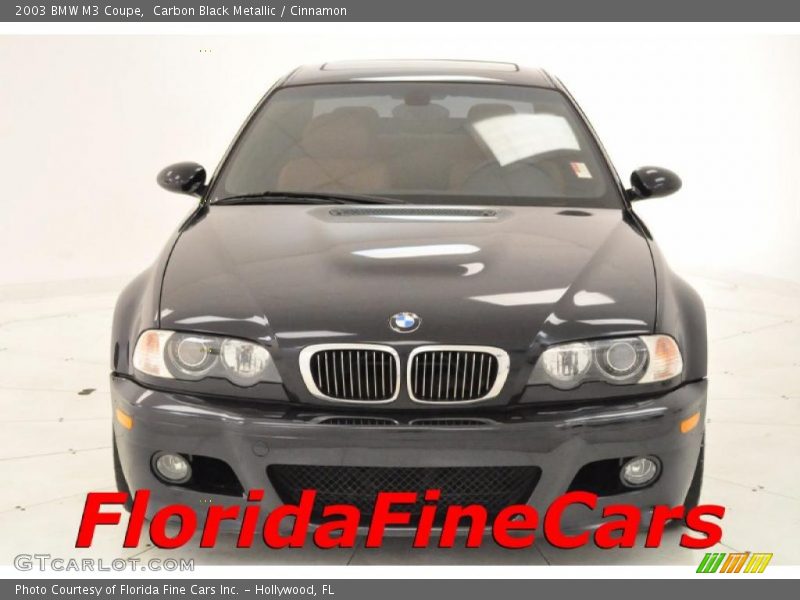 Carbon Black Metallic / Cinnamon 2003 BMW M3 Coupe