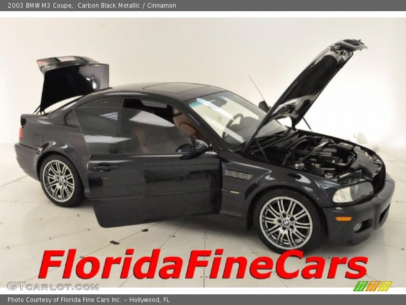 Carbon Black Metallic / Cinnamon 2003 BMW M3 Coupe