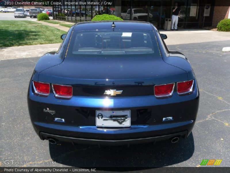 Imperial Blue Metallic / Gray 2010 Chevrolet Camaro LT Coupe