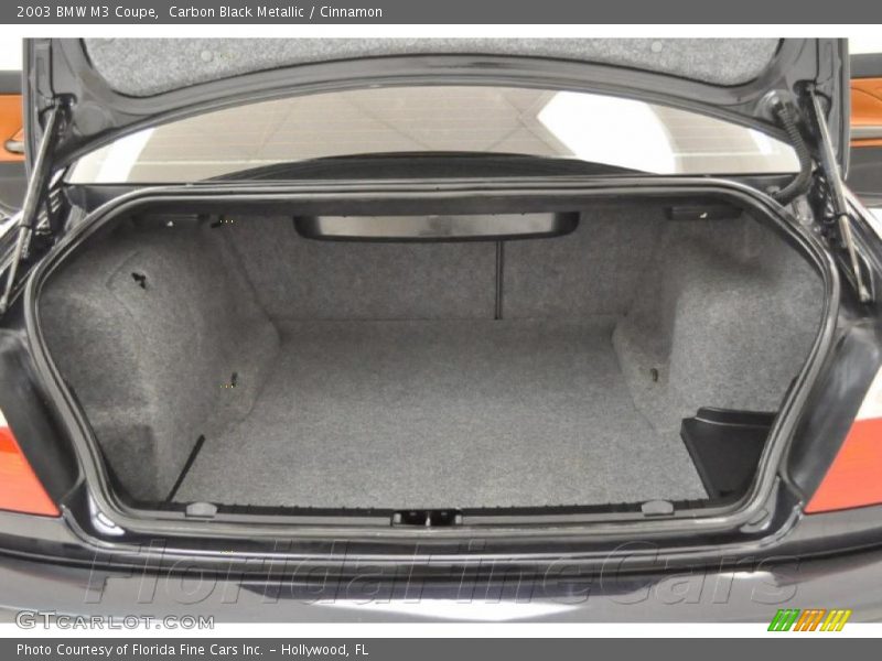 Carbon Black Metallic / Cinnamon 2003 BMW M3 Coupe