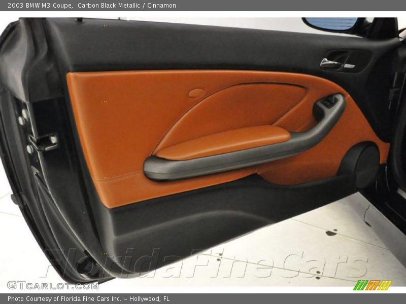 Carbon Black Metallic / Cinnamon 2003 BMW M3 Coupe