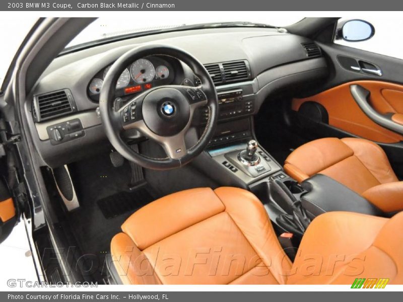 Carbon Black Metallic / Cinnamon 2003 BMW M3 Coupe
