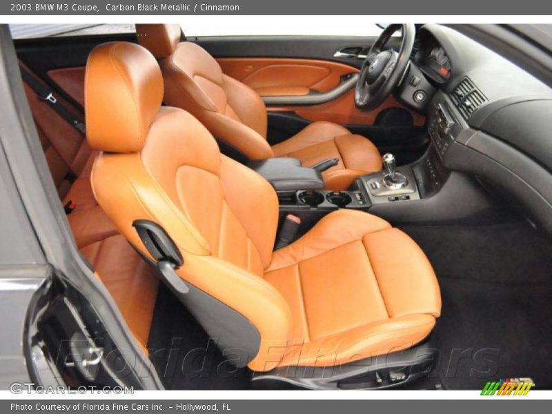 Carbon Black Metallic / Cinnamon 2003 BMW M3 Coupe