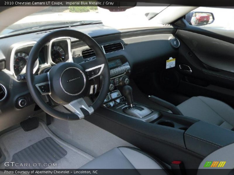 Imperial Blue Metallic / Gray 2010 Chevrolet Camaro LT Coupe
