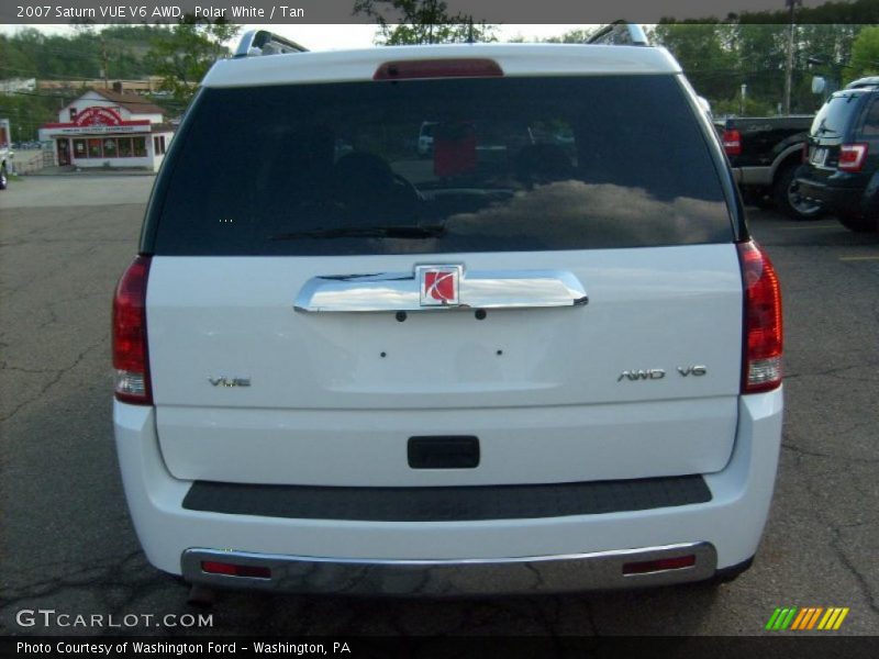 Polar White / Tan 2007 Saturn VUE V6 AWD