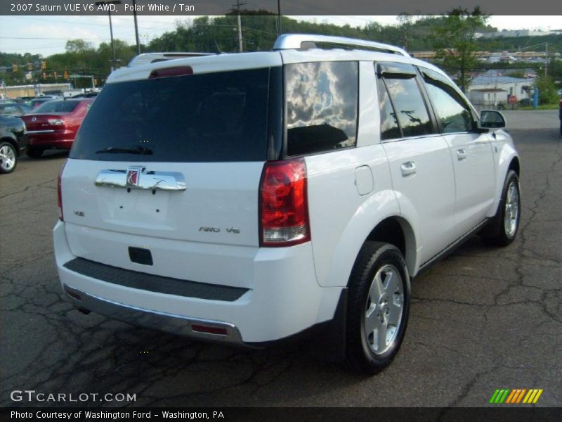 Polar White / Tan 2007 Saturn VUE V6 AWD