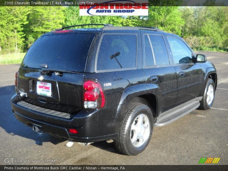 Black / Light Gray 2008 Chevrolet TrailBlazer LT 4x4