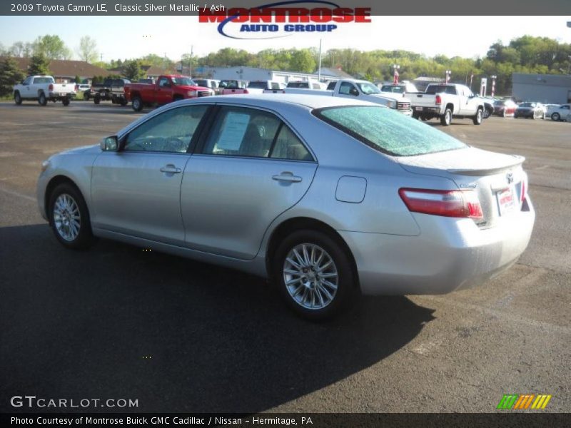Classic Silver Metallic / Ash 2009 Toyota Camry LE