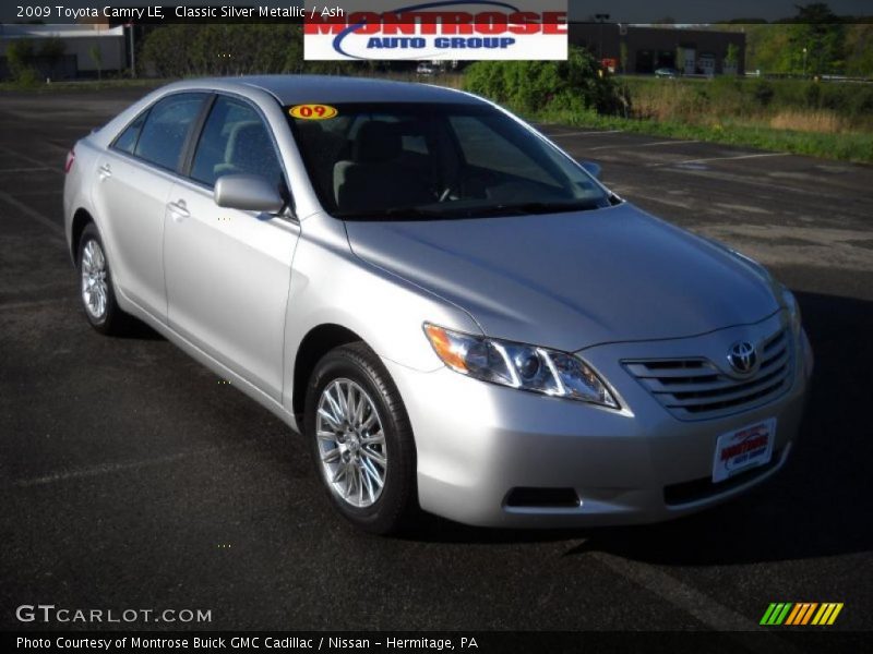 Classic Silver Metallic / Ash 2009 Toyota Camry LE