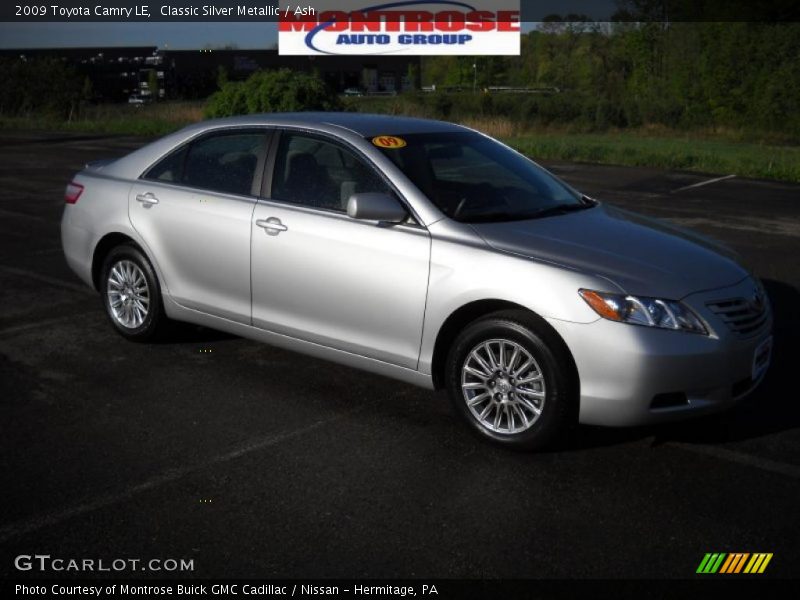 Classic Silver Metallic / Ash 2009 Toyota Camry LE