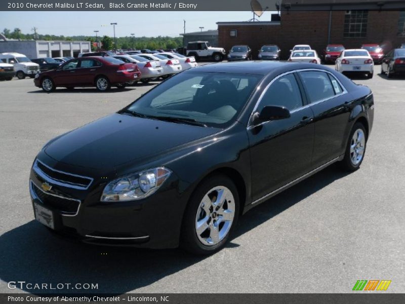 Black Granite Metallic / Ebony 2010 Chevrolet Malibu LT Sedan
